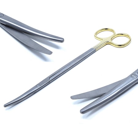 A2Z Scilab Gold Handle Metzenbaum Dissecting Scissors, 7", Curved A2Z-ZR091